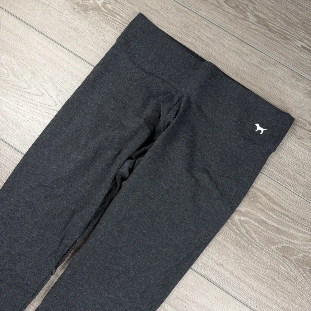 Victorias Secret Pink Women's Yoga Athletic Leggings Grey Size Large‎